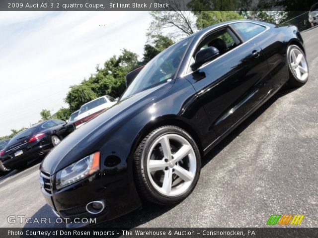 2009 Audi A5 3.2 quattro Coupe in Brilliant Black