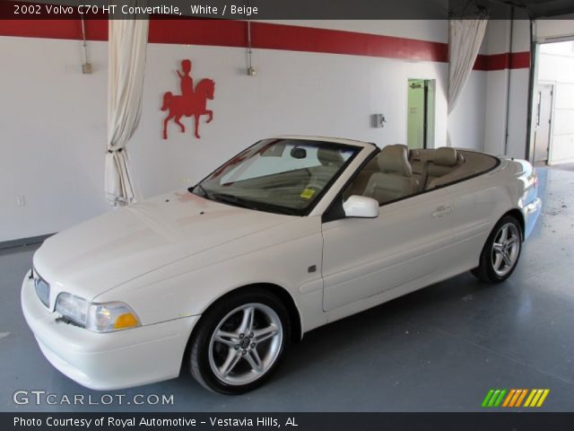 2002 Volvo C70 HT Convertible in White
