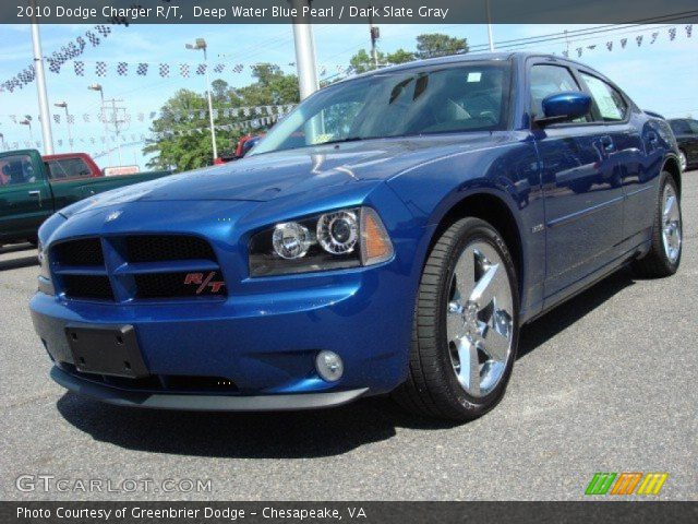 2010 Dodge Charger R/T in Deep Water Blue Pearl