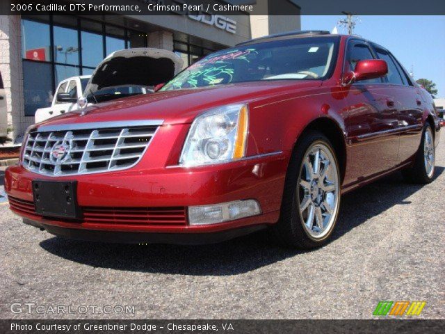 2006 Cadillac DTS Performance in Crimson Pearl