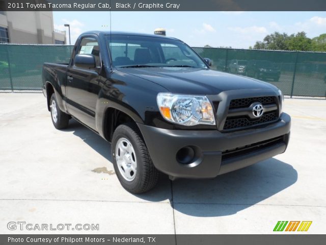 2011 Toyota Tacoma Regular Cab in Black