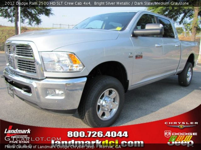 2012 Dodge Ram 2500 HD SLT Crew Cab 4x4 in Bright Silver Metallic
