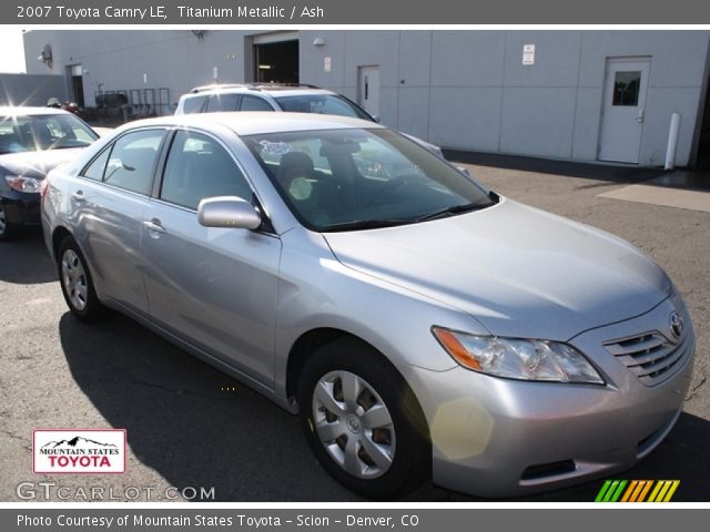 2007 Toyota Camry LE in Titanium Metallic