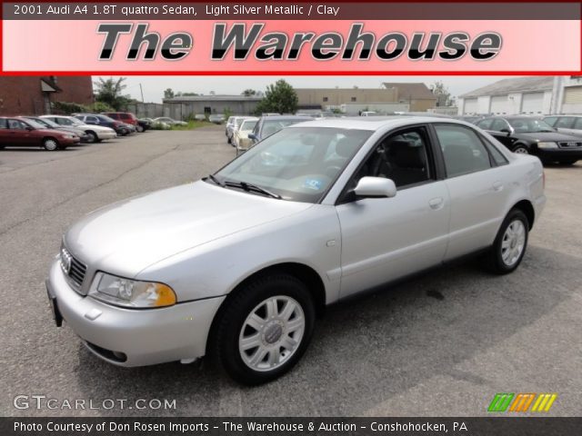 2001 Audi A4 1.8T quattro Sedan in Light Silver Metallic