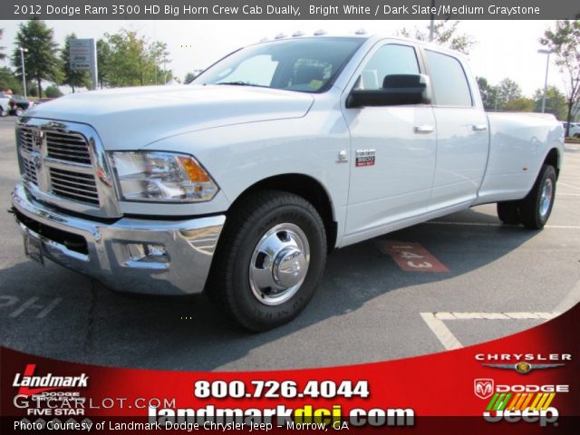 2012 Dodge Ram 3500 HD Big Horn Crew Cab Dually in Bright White