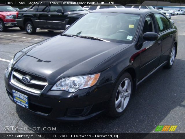2009 Subaru Legacy 2.5i Sedan in Obsidian Black Pearl