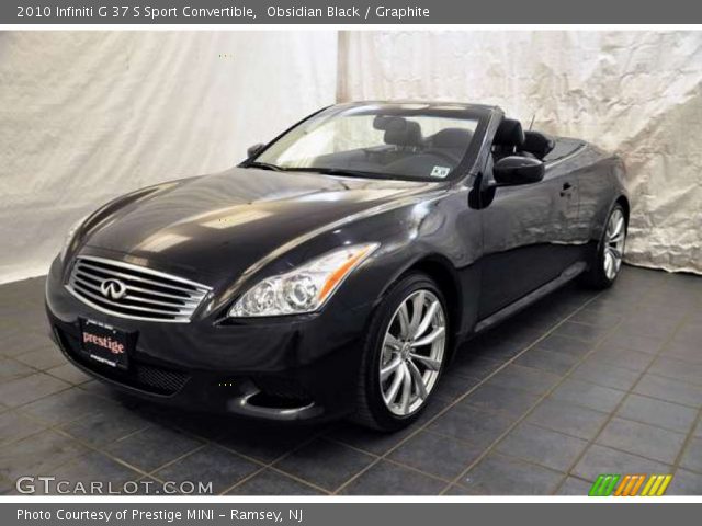 2010 Infiniti G 37 S Sport Convertible in Obsidian Black