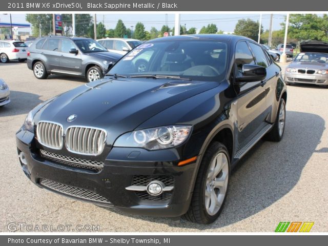 2011 BMW X6 xDrive50i in Black Sapphire Metallic