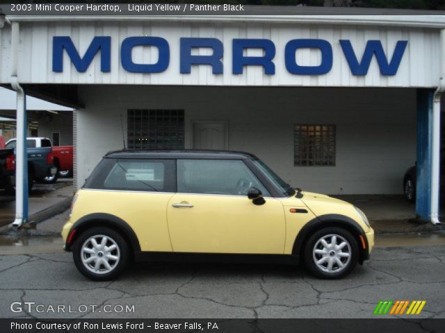 2003 Mini Cooper Hardtop in Liquid Yellow