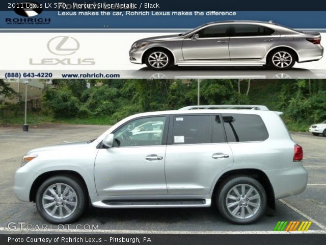 2011 Lexus LX 570 in Mercury Silver Metallic