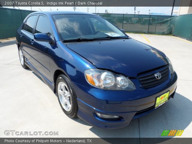 2007 Toyota Corolla S in Indigo Ink Pearl