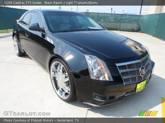 2008 Cadillac CTS Sedan in Black Raven