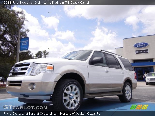 2011 Ford Expedition XLT in White Platinum Tri-Coat