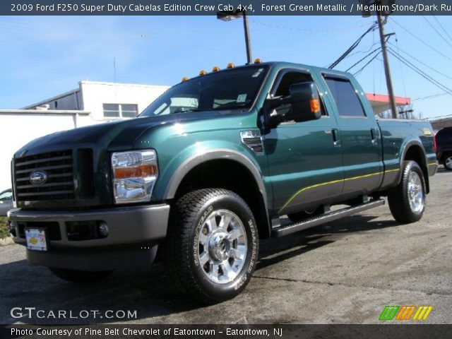 2009 Ford F250 Super Duty Cabelas Edition Crew Cab 4x4 in Forest Green Metallic