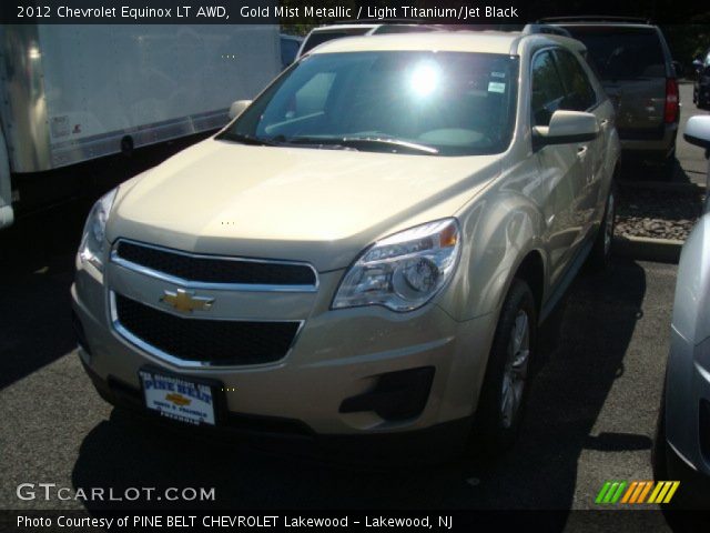2012 Chevrolet Equinox LT AWD in Gold Mist Metallic