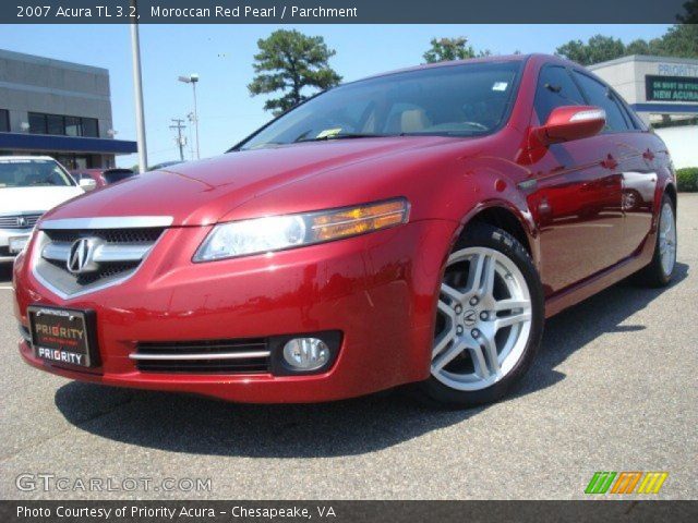 2007 Acura TL 3.2 in Moroccan Red Pearl