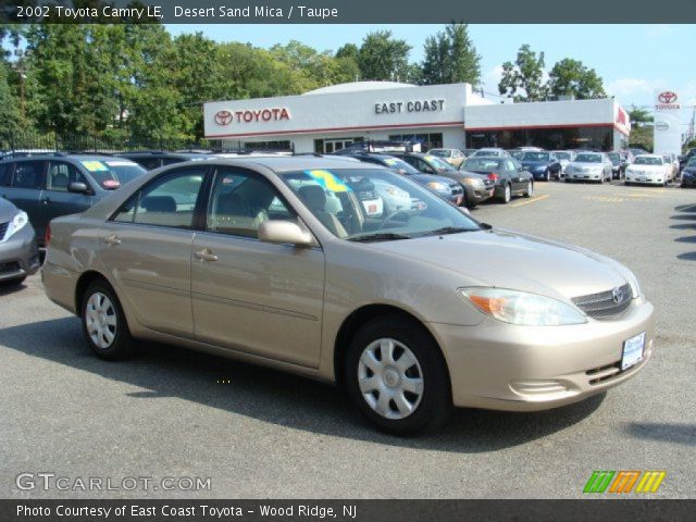 2002 Toyota Camry LE in Desert Sand Mica