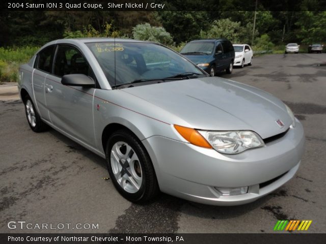 2004 Saturn ION 3 Quad Coupe in Silver Nickel