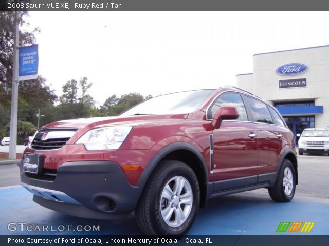2008 Saturn VUE XE in Ruby Red