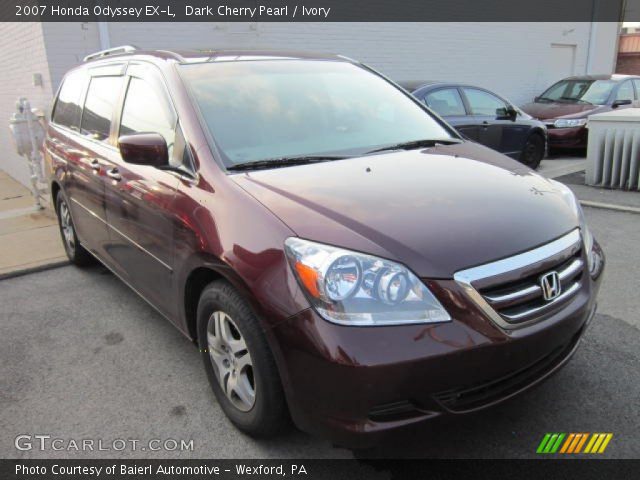 2007 Honda Odyssey EX-L in Dark Cherry Pearl