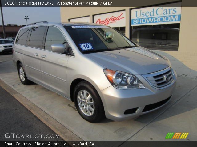 2010 Honda Odyssey EX-L in Alabaster Silver Metallic