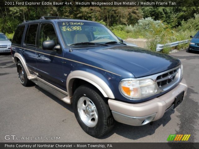 2001 Ford Explorer Eddie Bauer 4x4 in Medium Wedgewood Blue Metallic