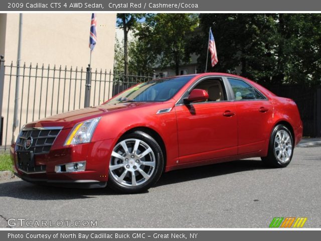 2009 Cadillac CTS 4 AWD Sedan in Crystal Red