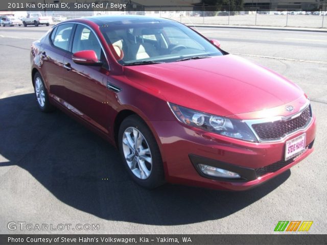 2011 Kia Optima EX in Spicy Red