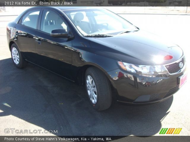 2012 Kia Forte EX in Ebony Black