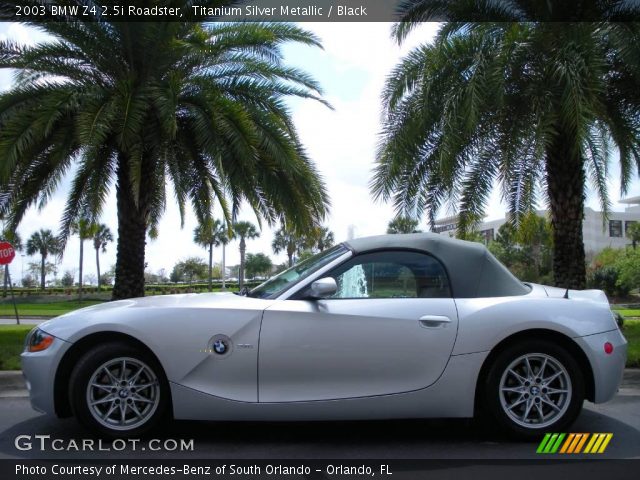 2003 BMW Z4 2.5i Roadster in Titanium Silver Metallic