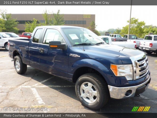 2011 Ford F150 XLT SuperCab 4x4 in Dark Blue Pearl Metallic