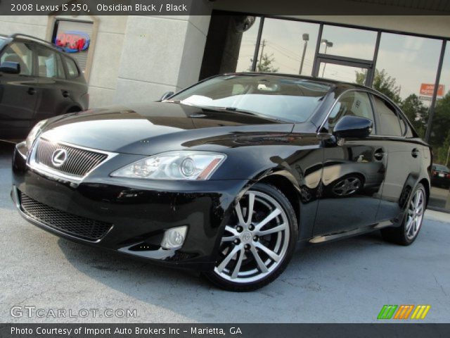 2008 Lexus IS 250 in Obsidian Black