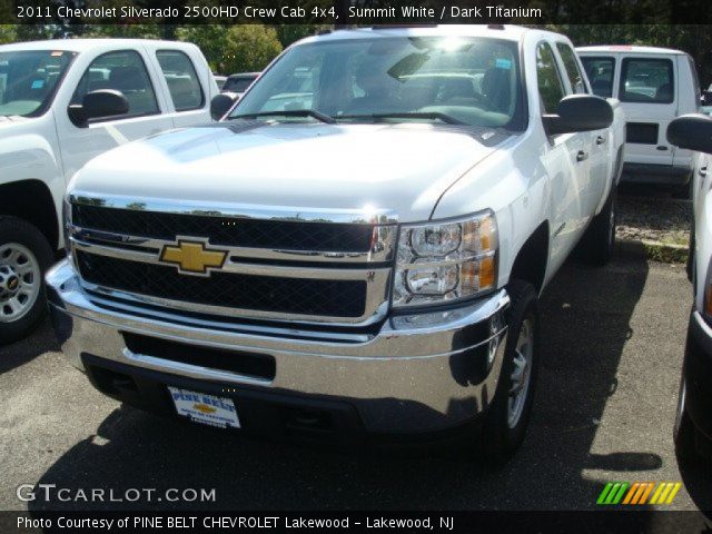 2011 Chevrolet Silverado 2500HD Crew Cab 4x4 in Summit White