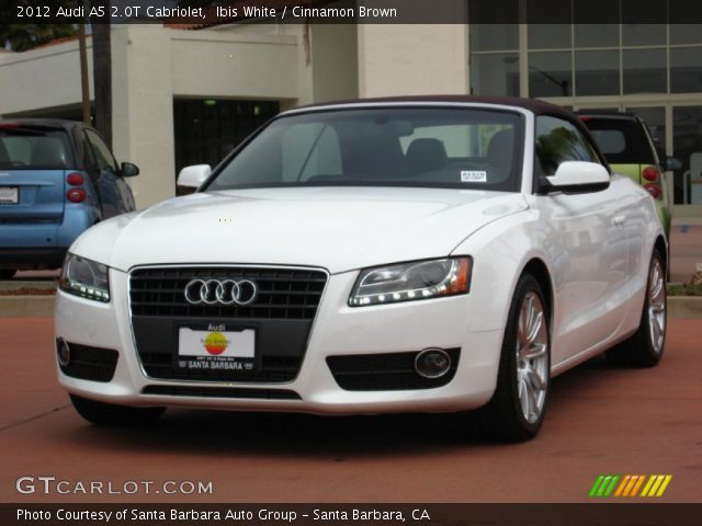 2012 Audi A5 2.0T Cabriolet in Ibis White