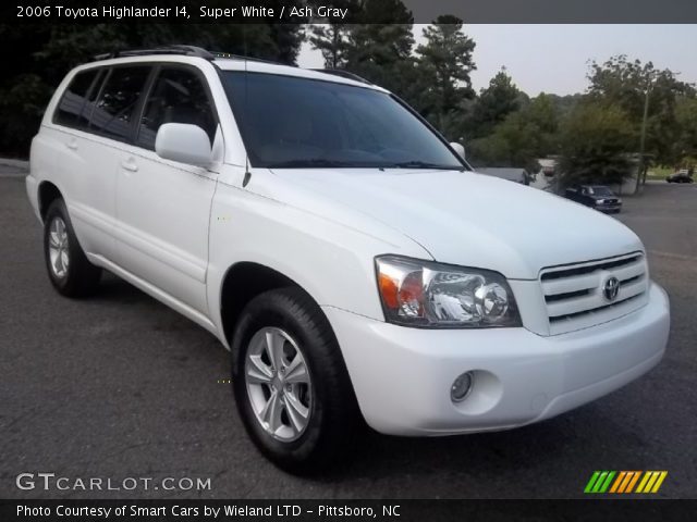 2006 Toyota Highlander I4 in Super White