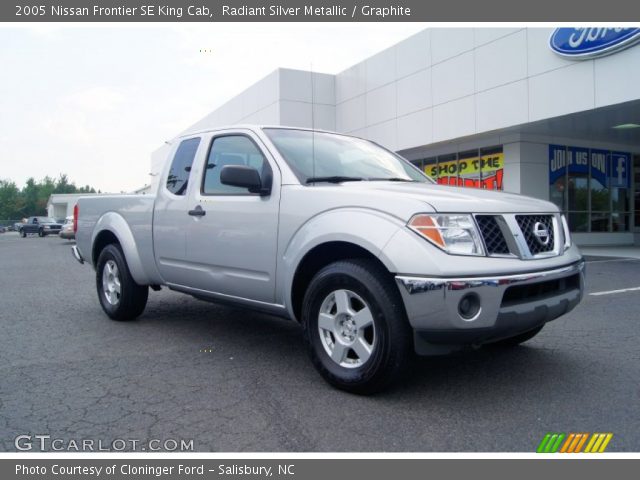 2005 Nissan Frontier SE King Cab in Radiant Silver Metallic