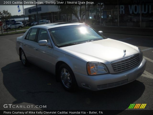 2003 Cadillac DeVille Sedan in Sterling Silver