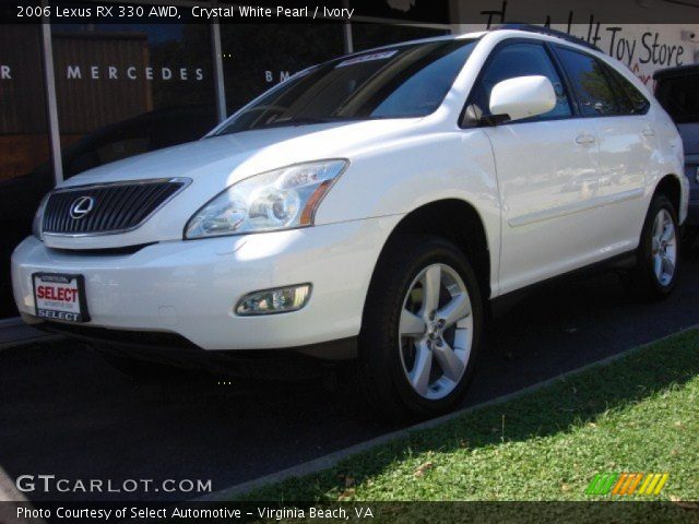 2006 Lexus RX 330 AWD in Crystal White Pearl