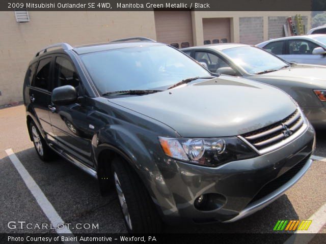 2009 Mitsubishi Outlander SE 4WD in Manitoba Green Metallic