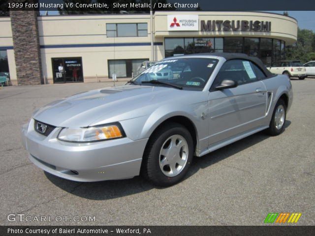 1999 Ford Mustang V6 Convertible in Silver Metallic