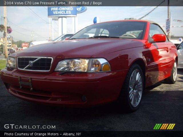 2004 Volvo C70 Low Pressure Turbo in Passion Red