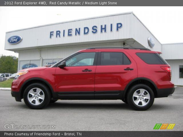 2012 Ford Explorer 4WD in Red Candy Metallic