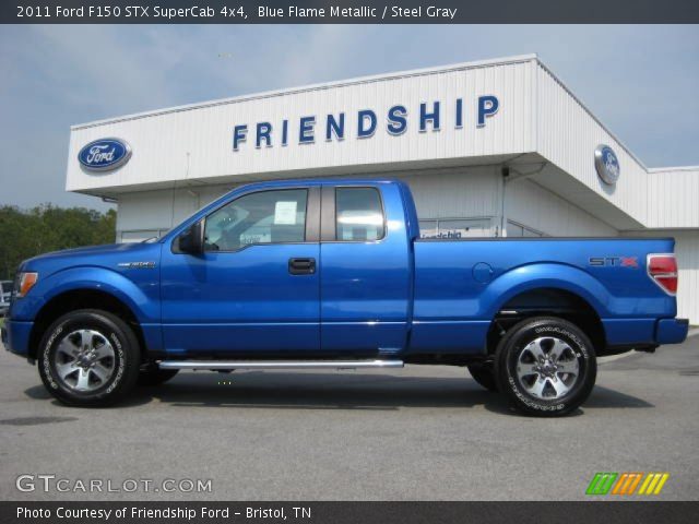 2011 Ford F150 STX SuperCab 4x4 in Blue Flame Metallic