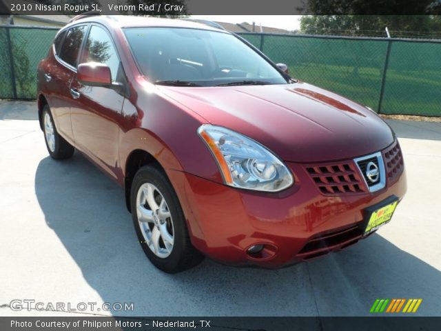 2010 Nissan Rogue SL in Venom Red