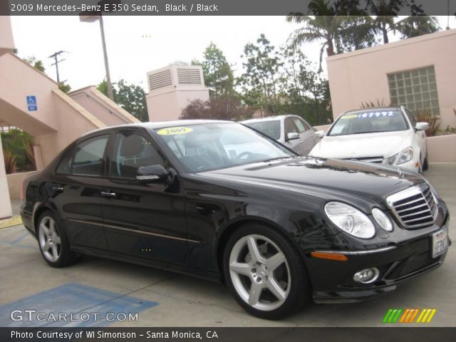 2009 Mercedes-Benz E 350 Sedan in Black