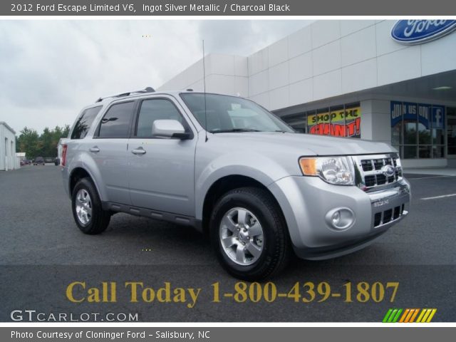 2012 Ford Escape Limited V6 in Ingot Silver Metallic