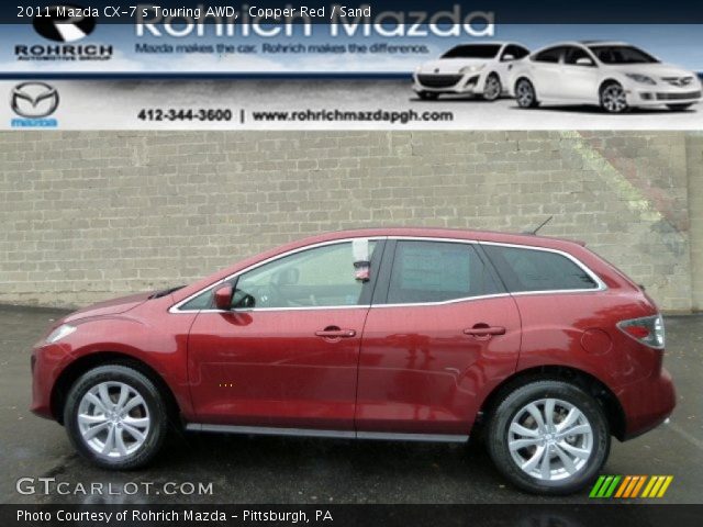 2011 Mazda CX-7 s Touring AWD in Copper Red