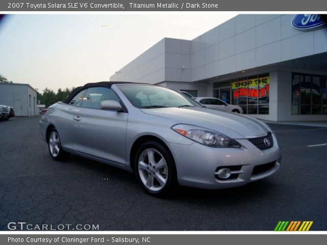2007 Toyota Solara SLE V6 Convertible in Titanium Metallic