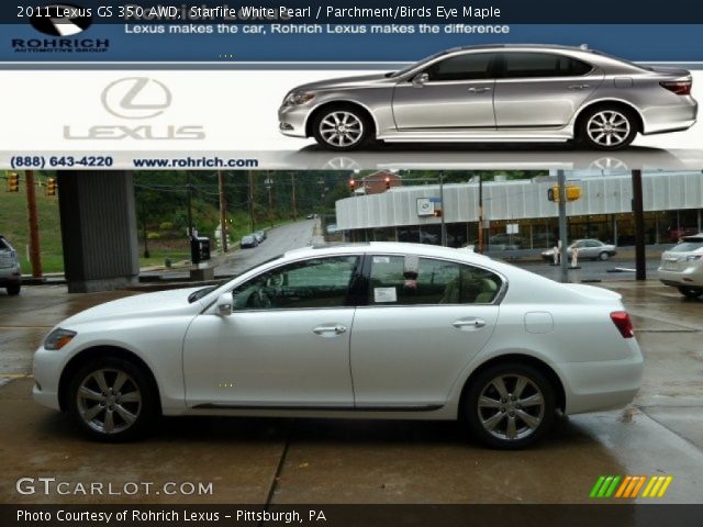 2011 Lexus GS 350 AWD in Starfire White Pearl