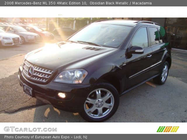 2008 Mercedes-Benz ML 350 4Matic Edition 10 in Obsidian Black Metallic